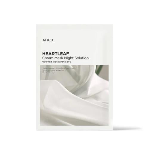 Heartleaf Cream Sheet Mask Night Solution